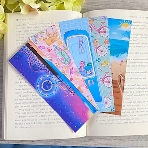 Shore Summer Bookmark Set or Individual | Cute Bookmark | Beach Bookmark | Romance Books | Bookish Merch |Gifts for Book Lovers | Bookish