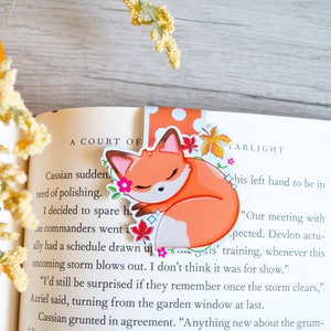 Cute Fall Fox Magnetic Bookmark | Fox Bookmark | Magnetic Bookmark | Cute Fall Bookmarks | Magnetic Bookmark Cute | Bookish Gifts for Her