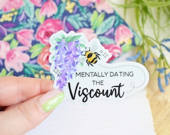 Dating the Viscount Regency Book Sticker, Romance Book Gifts, Book lover Stickers