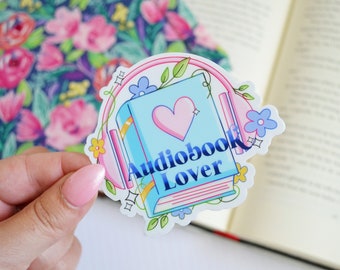 Audiobook Lover Sticker | Spicy Books | Smut Reader | Romance book Sticker | AudioBooks | Waterproof Sticker | Vinyl Decal | Kindle Stickers