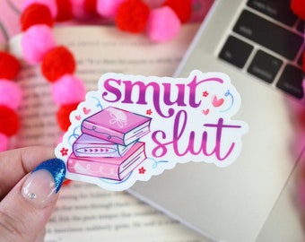 Pink Smut Book Sticker: Spicy Reader Vinyl Decal