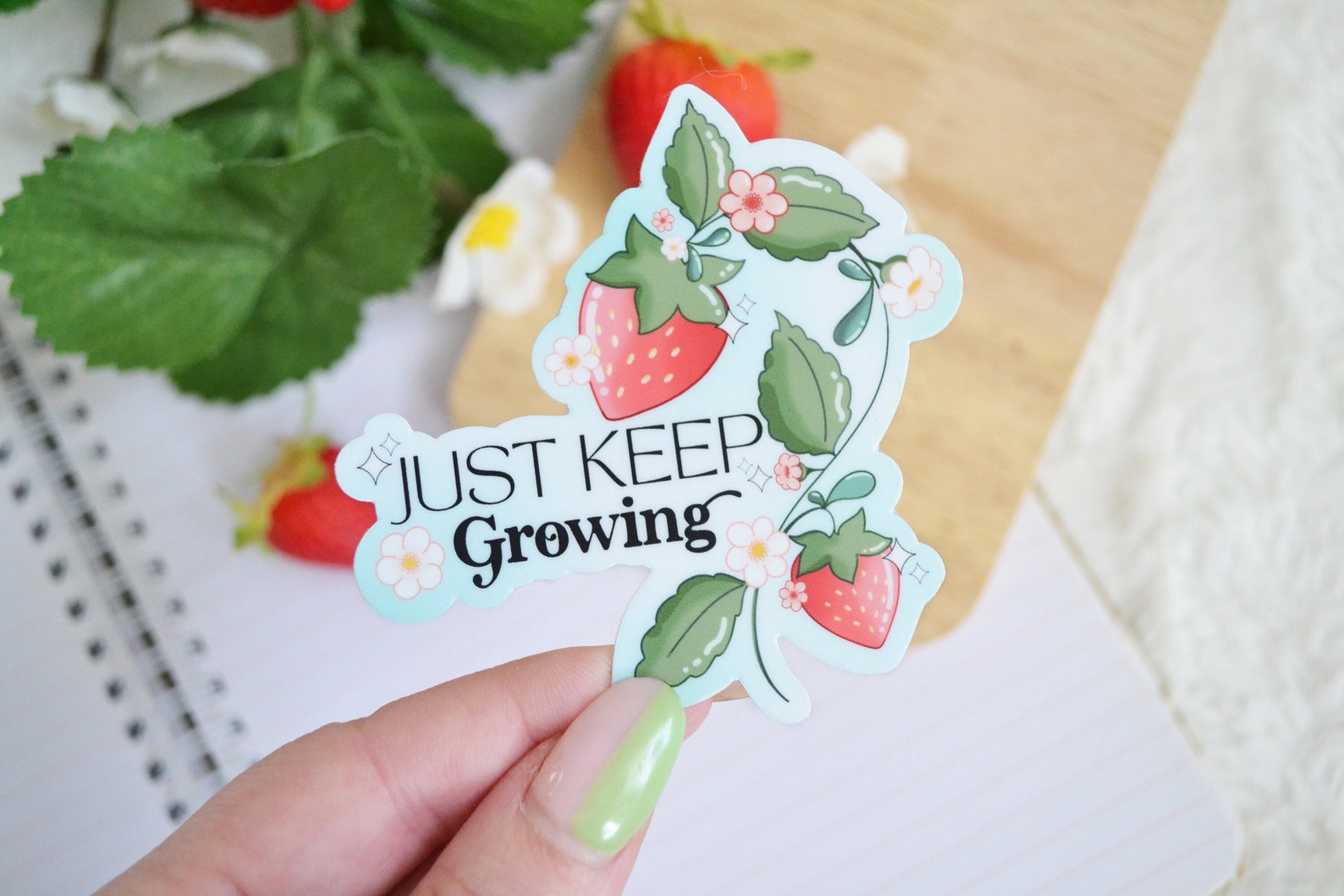 Sticker Kid Growing Keep Growing Sticker| Positivity Stickers | Growth Stickers | Cute ...