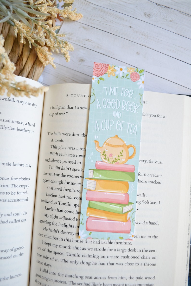Coffee Tea Bookmark Set or Individual Coffee Bookmark Tea - Etsy