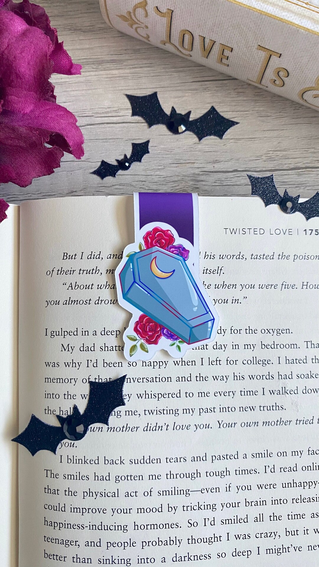 Cute Coffin Magnetic Bookmark | Cute Goth | Halloween Bookmark ...