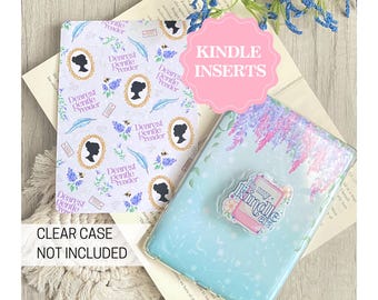 Regency Kindle Insert: Bookish Cardstock Cover Art