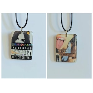 Reversible Sour Olivia Rodrigo Collage Necklace