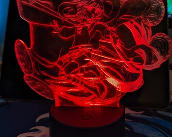 Konosuba Megumin LED night light