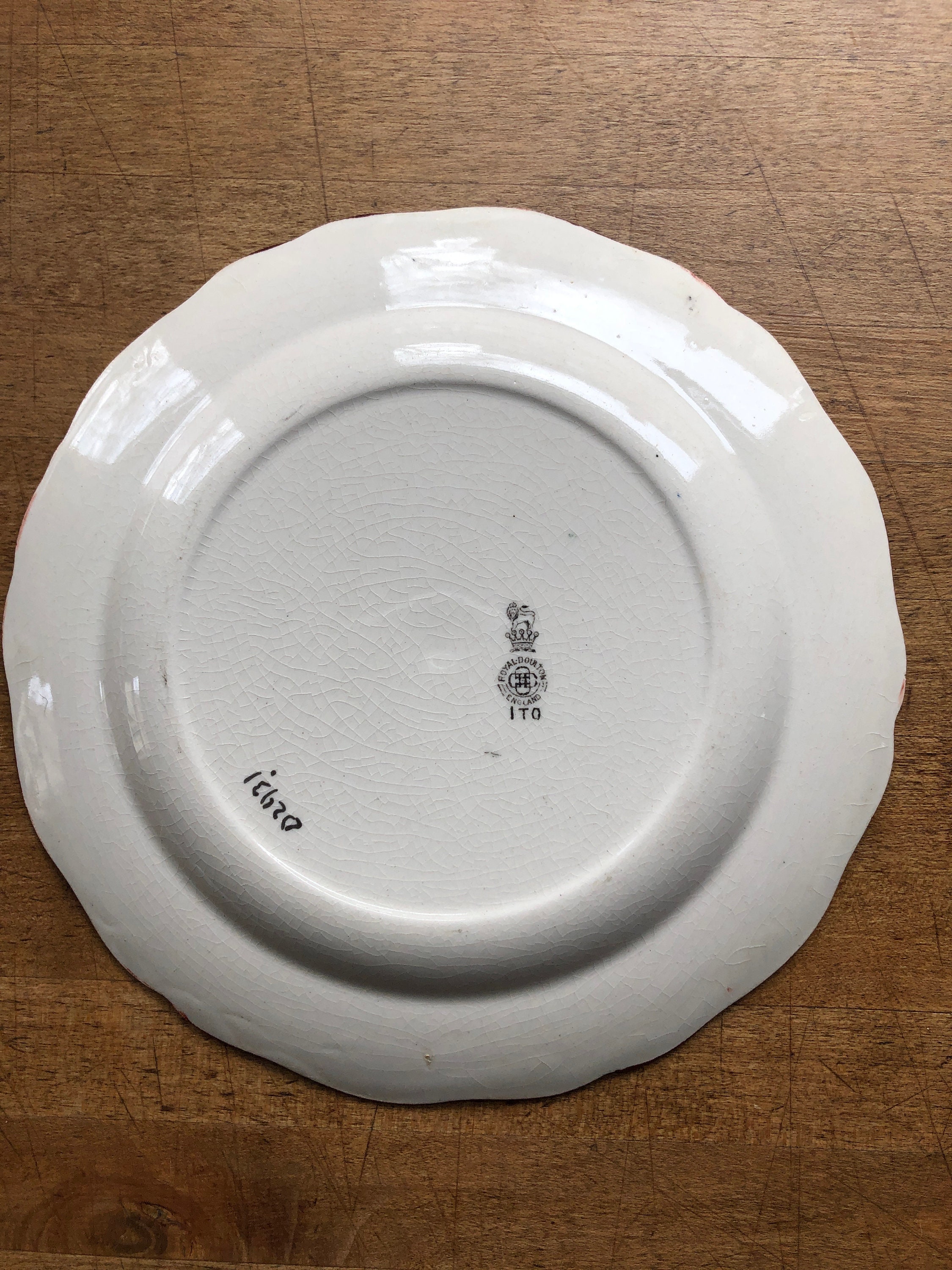 Antique Royal Doulton Small Colorful Plate Ito Pattern Bird Etsy