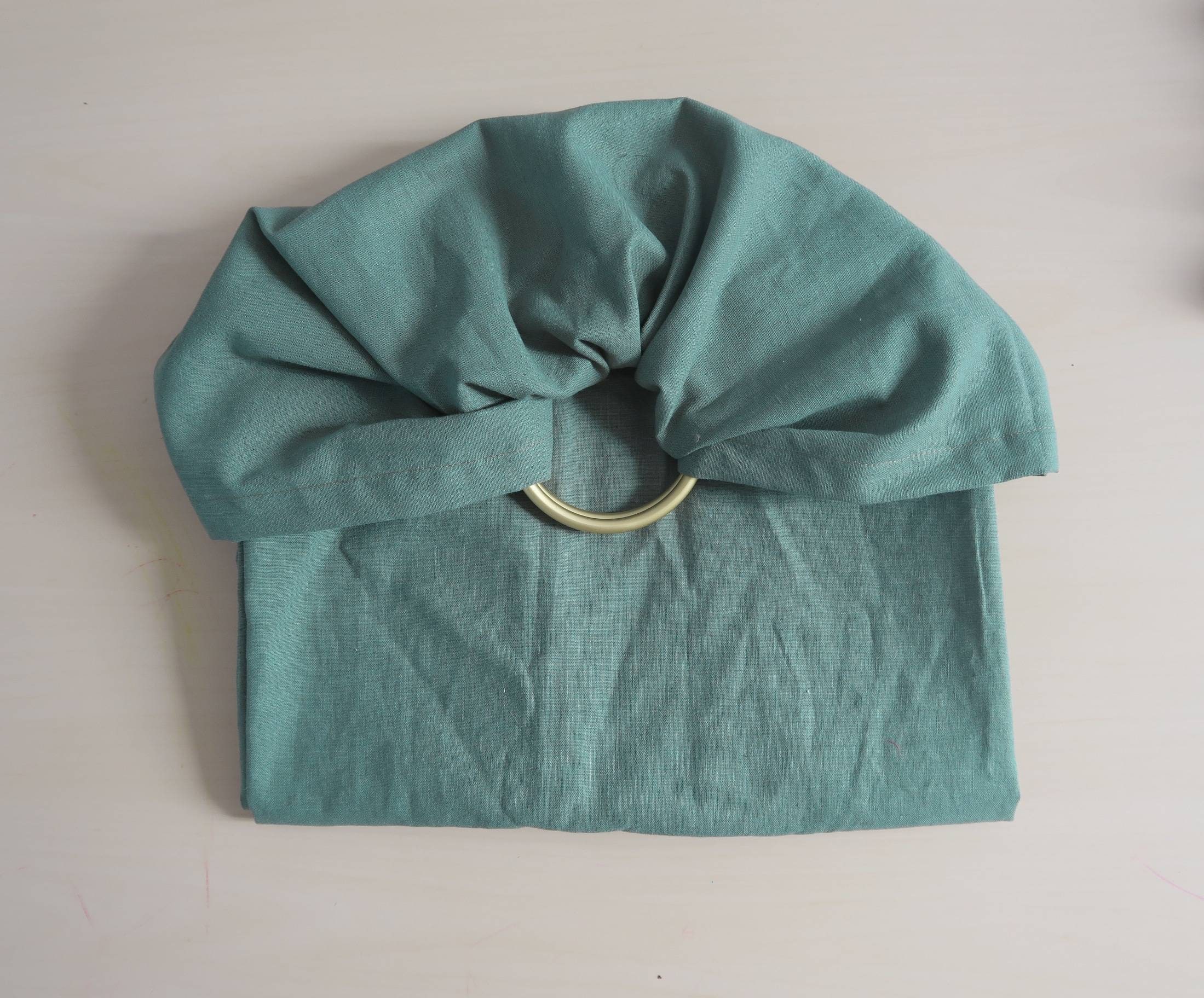 100 Organic Linen Ring Sling Etsy