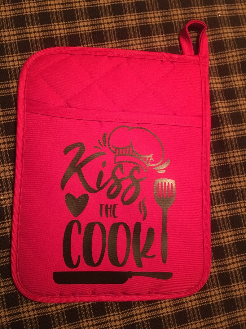 Pot Holder Pocket Pot Holder Pot Holders With Sayings Etsy