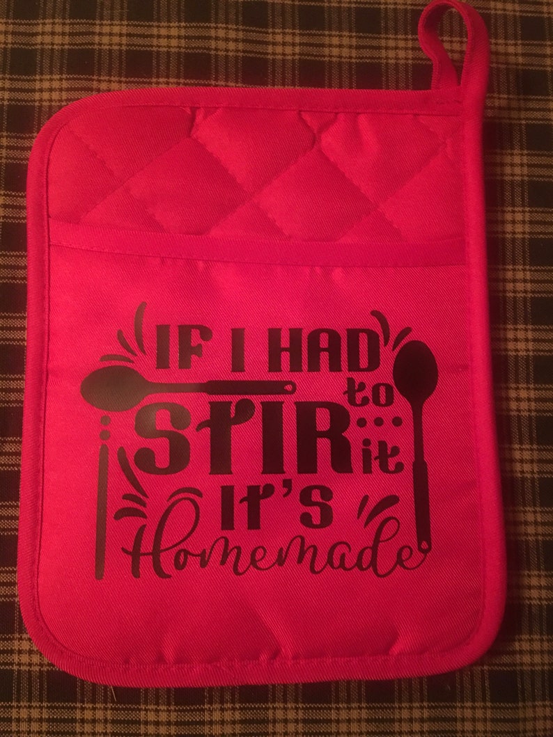 Pot Holder Pocket Pot Holder Pot Holders With Sayings Etsy