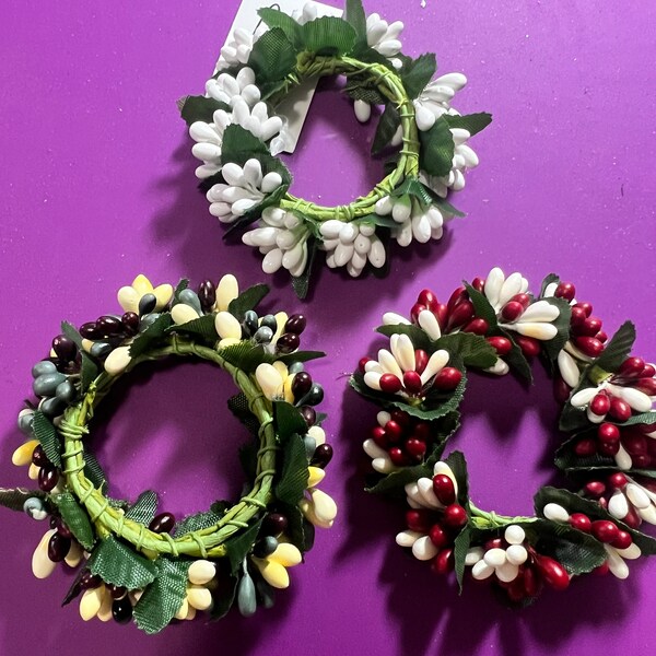 Taper Candle Rings Etsy