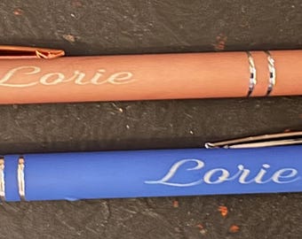 Engraved Ballpoint Pen with Touched, Stylus Pen, Engraved Pen, Custom Pen