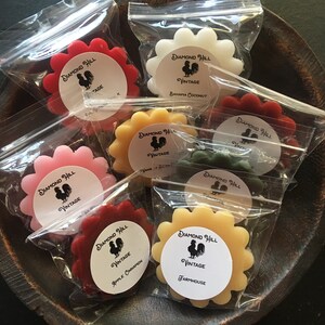 3 Wax Melts, 1 Ounce Star Wax Melts, Scented Wax, Candles, Wax Melts