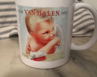 Van Halen Mug, Van Halen, Van Halen Coffee Mug, Coffee Mug, Van Halen 1984 Coffee Mug