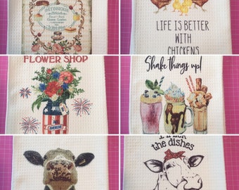 Kitchen Towels, Tea Towels, Kitchen Accessories, Towels, Hand Towels, Dish Towels