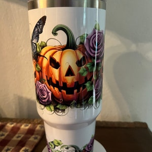 40 oz Tumbler, Stainless Steel Tumbler, Halloween Tumbler,40 oz Halloween Tumbler, Halloween