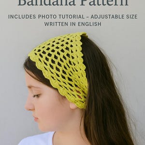 Boho Breeze Bandana - Easy Crochet Pattern | Beginner Hair Scarf | Digital PDF Tutorial