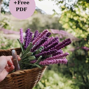 Lavender Crochet Pattern - PDF Tutorial