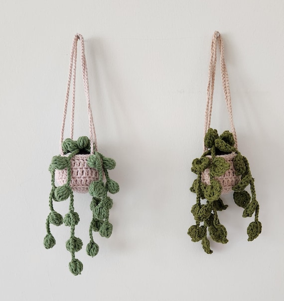 かぎ針編みの小さな植物のパターン - つる性ポトス - 編みぐるみのPDF