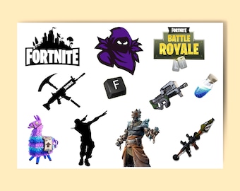 Fortnite Tattoo Etsy - fortnite temporary tattoo