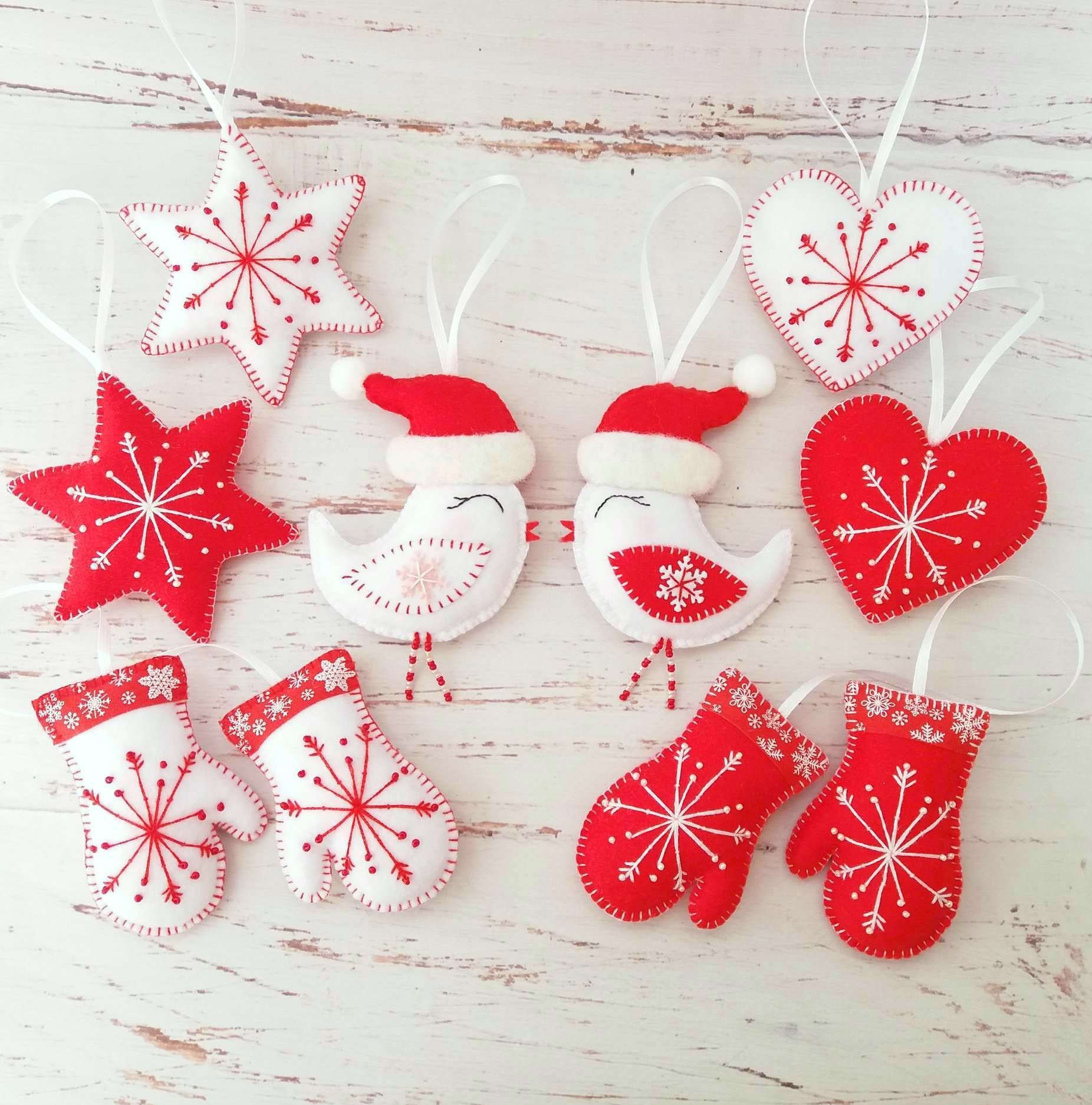 Nordic christmas baubles Clearance