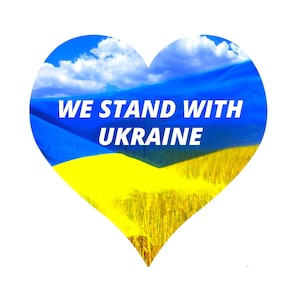 Carte à télécharger numérique pour boutique ukrainienne Priez pour l'Ukraine carte imprimable Soutenez l'Ukraine Le monde avec l'Ukraine Arrêtez la guerre en Ukraine Drapeau de l'Ukraine