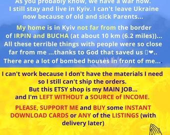 Ukrainian shop digital download card Pray for Ukraine jpg png printable card Stand with Ukraine No war Stop war in Ukraine Ukrainian flag