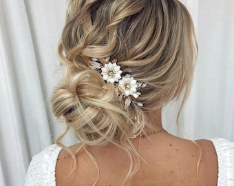 Braut Haarschmuck • Hochzeit Haarschmuck für die Braut • Hochzeit Kopfschmuck • Hochzeit Haarschmuck • Braut Haarschmuck