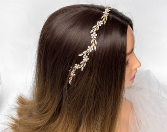 Accessoires pour cheveux de mariage 2024 Accessoires pour cheveux de mariée Morceau de cheveux de mariée en or Royaume-Uni Bijoux pour cheveux de mariage Accessoires pour cheveux mère de la mariée