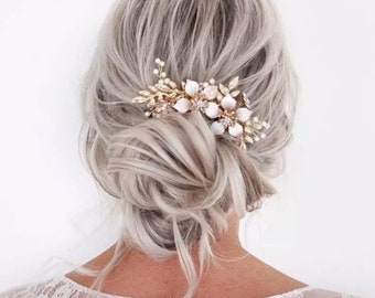 Bridal Short Hair Jewelry Etsy