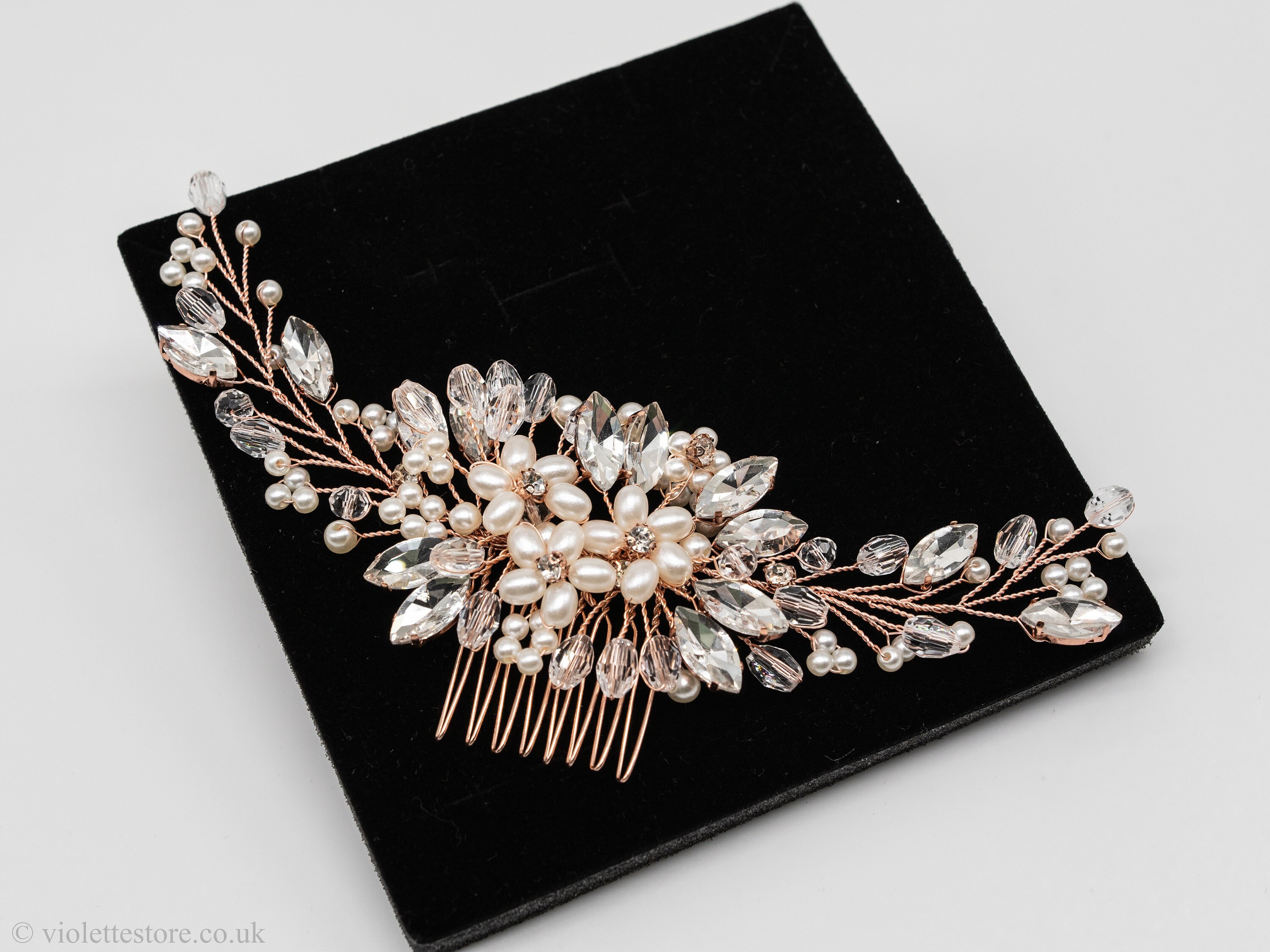 Pettine Per Capelli Sposa Capelli Gioielli Oro Capelli - Italia - Foto 9