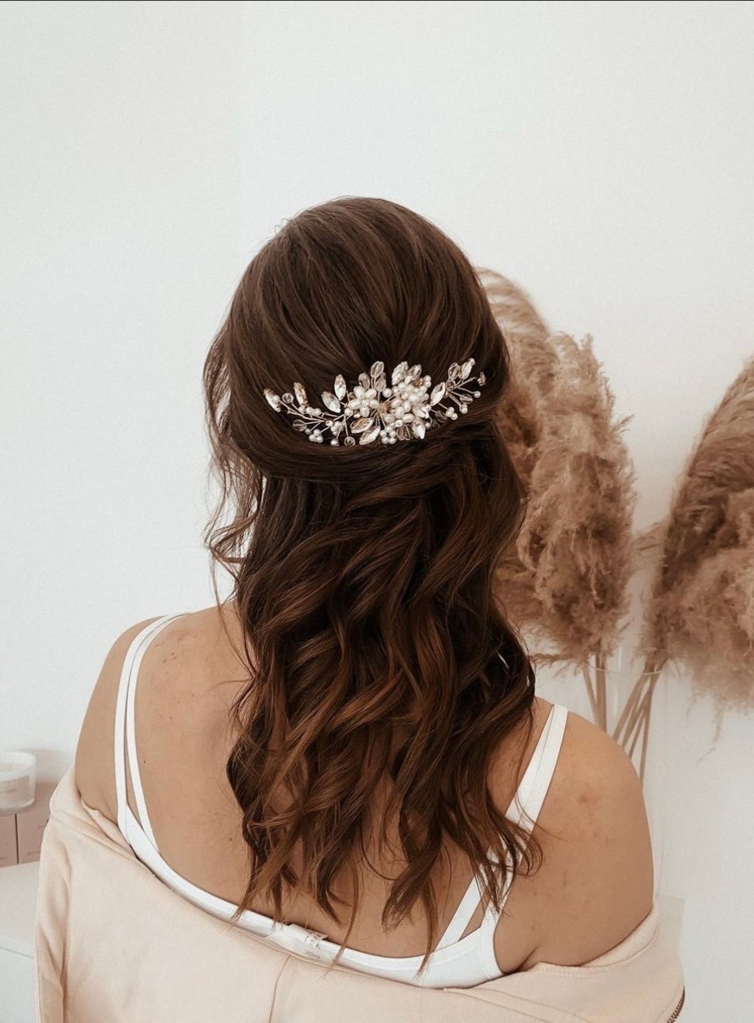 Hair brooch for wedding deals