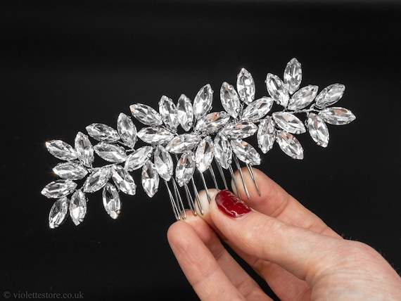 Crystal Hair Piece Wedding Hair Accessories Bridal Hair Accessories Wedding Hair Piece Bridal Comb Mother of the Bride Hair Accessories Etsy Ireland