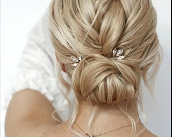 Crystal Wedding Hair Pins: Bridal Rhinestone Hair Accessories