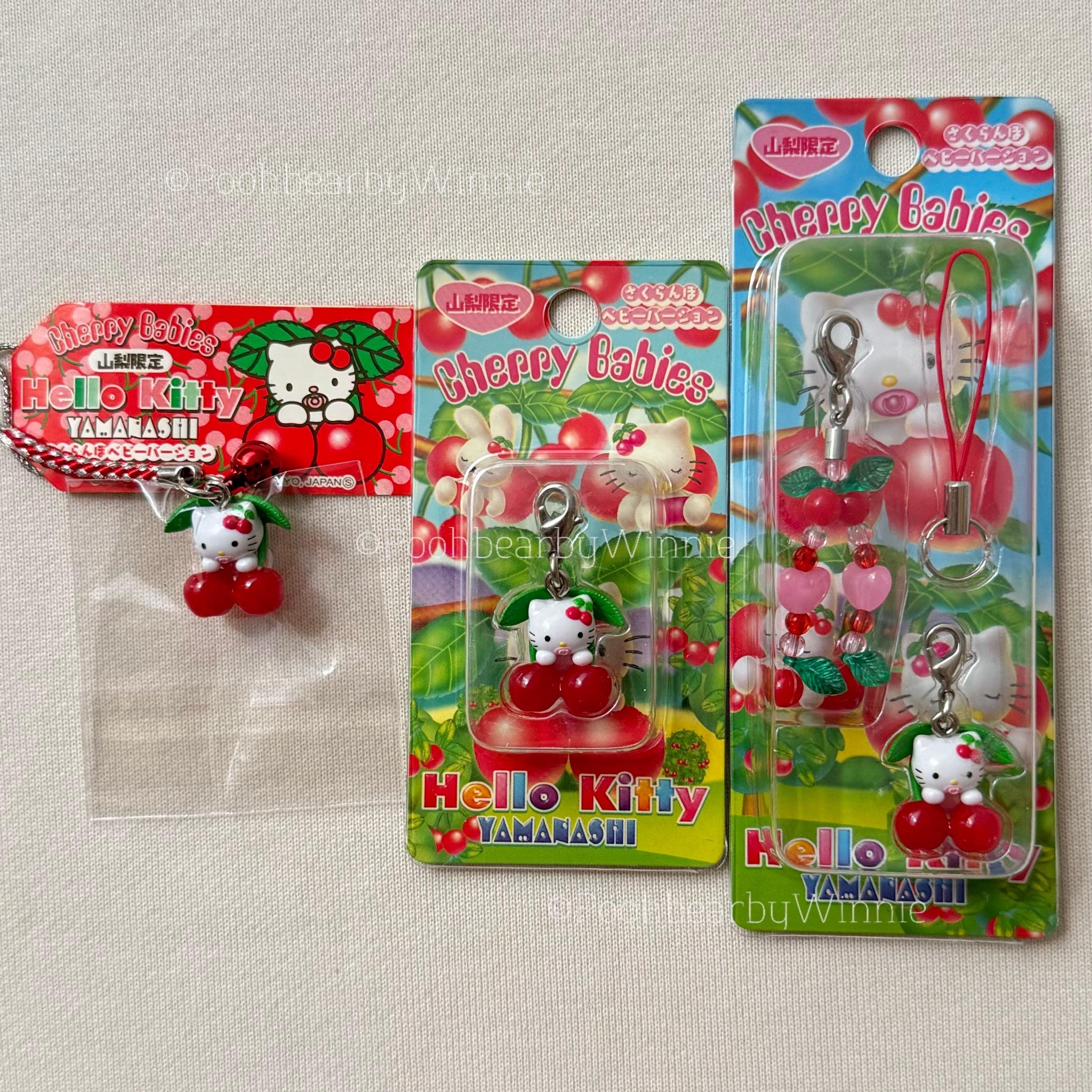 Hello Kitty Yamanashi Cherry Babies 2005 Vintage Gotochi Charm