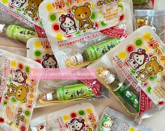 Rilakkuma & Korilakkuka Japanese Green Tea Bottle Charm Strap