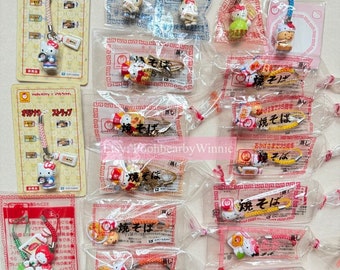 Kitty x Maruchan - Japanese Food Charm Straps