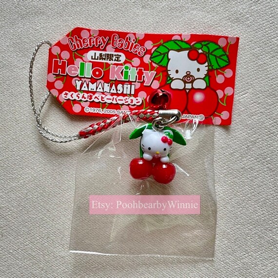 Hello Kitty Yamanashi Cherry Babies 2005 Vintage Gotochi Charm