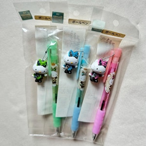 Kitty x AKB48 Gotochi Charm Keychain Pen - Full Set of 3