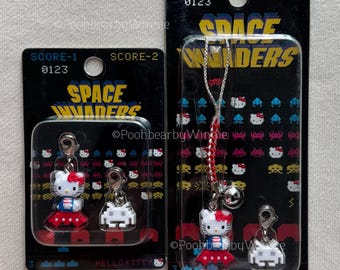 Charm vintage de Hello Kitty Space Invaders 2006 de Gotochi