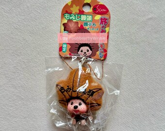 Monchhichi Maple Manju Bun - Kawaii Gotochi Plush Doll Strap