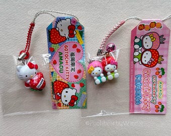 Hello Kitty Strawberry Ichigo Gotochi Charm Strap