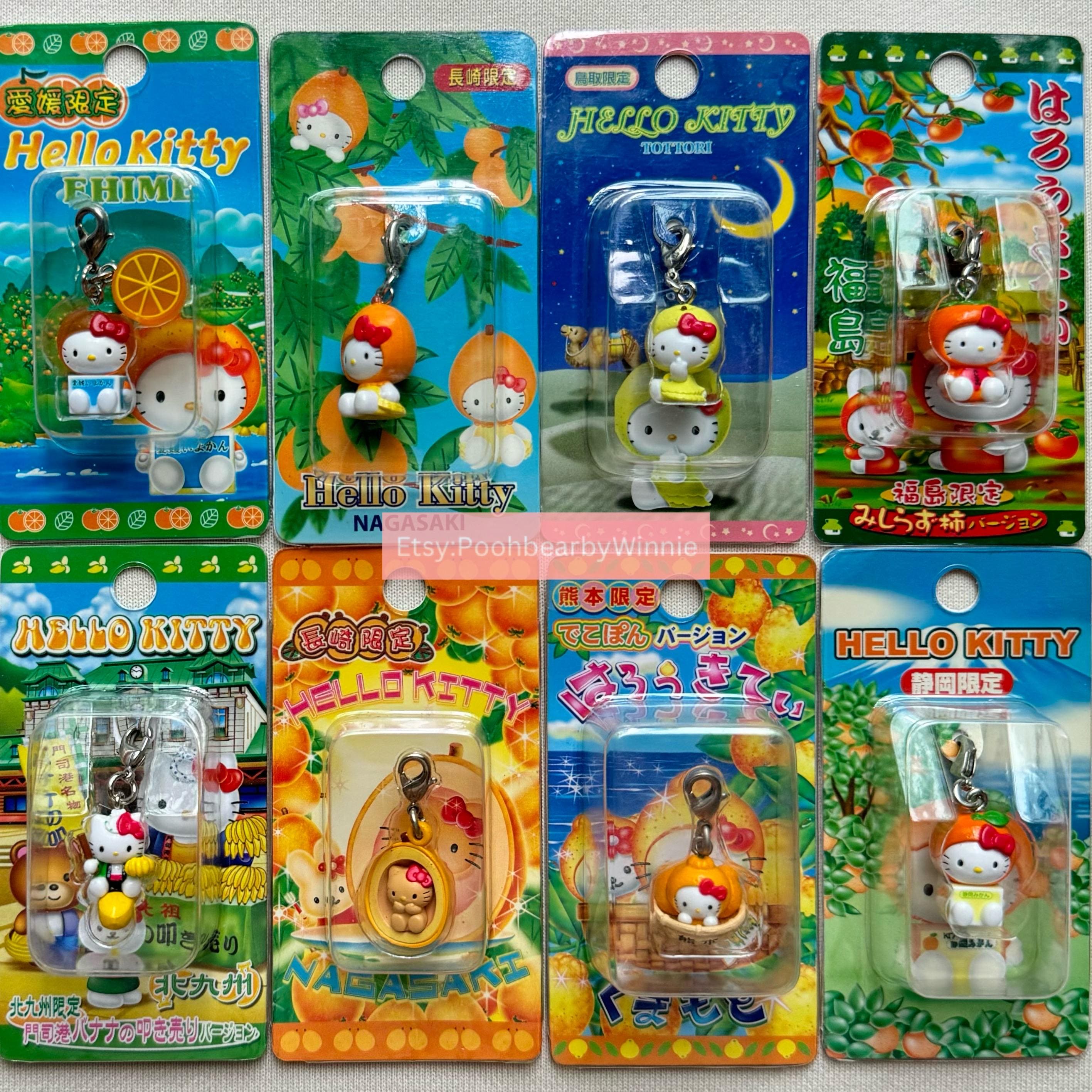 Hello Kitty Fruits Vintage Gotochi Charm Keychain (box Version