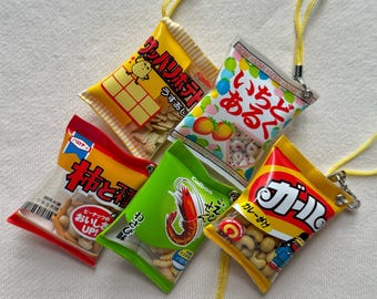 Gachapon 2003 - Juego de 5 aperitivos tradicionales japoneses vintage