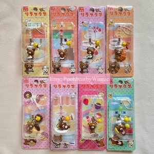 Rilakkuma Vintage Gotochi Charm Straps - Bakery Sweet Dessert Series (Box version)