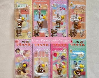 Rilakkuma Vintage Gotochi Charm Straps - Bakery Sweet Dessert