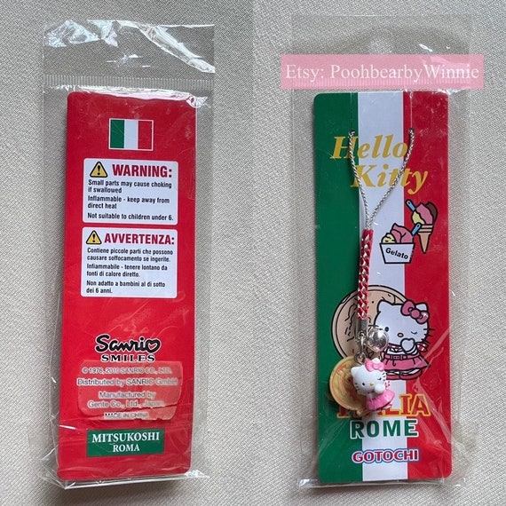 Kitty 2010 Vintage Gotochi - Rome Italy Mouth of Truth Charm Strap