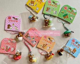 Rilakkuma Vintage Gotochi - Hugging Food Charm Strap