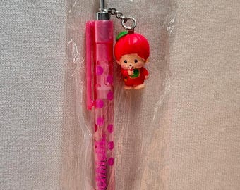 Monchhichi-appelkostuum Kawaii Gotochi-bedel sleutelhangerpen